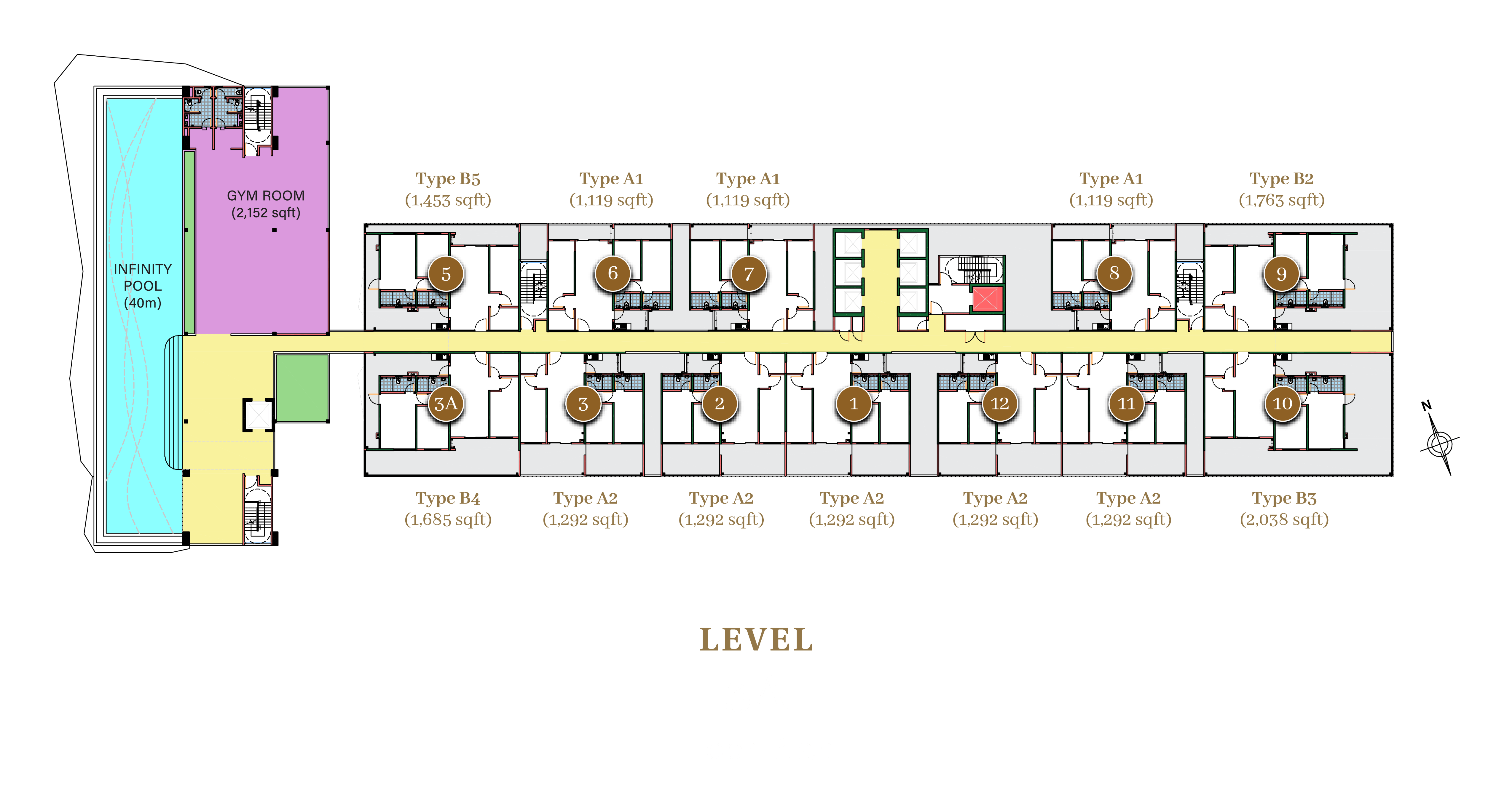 Aria @ Banyan Valley site masterplan floor 3