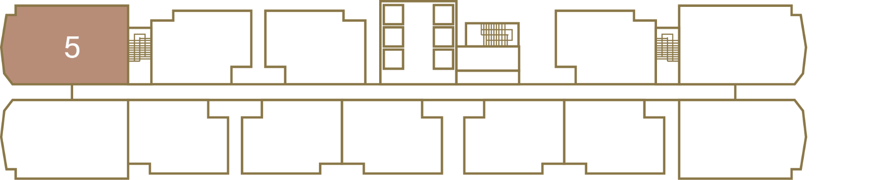 Aria Type B5 key plan