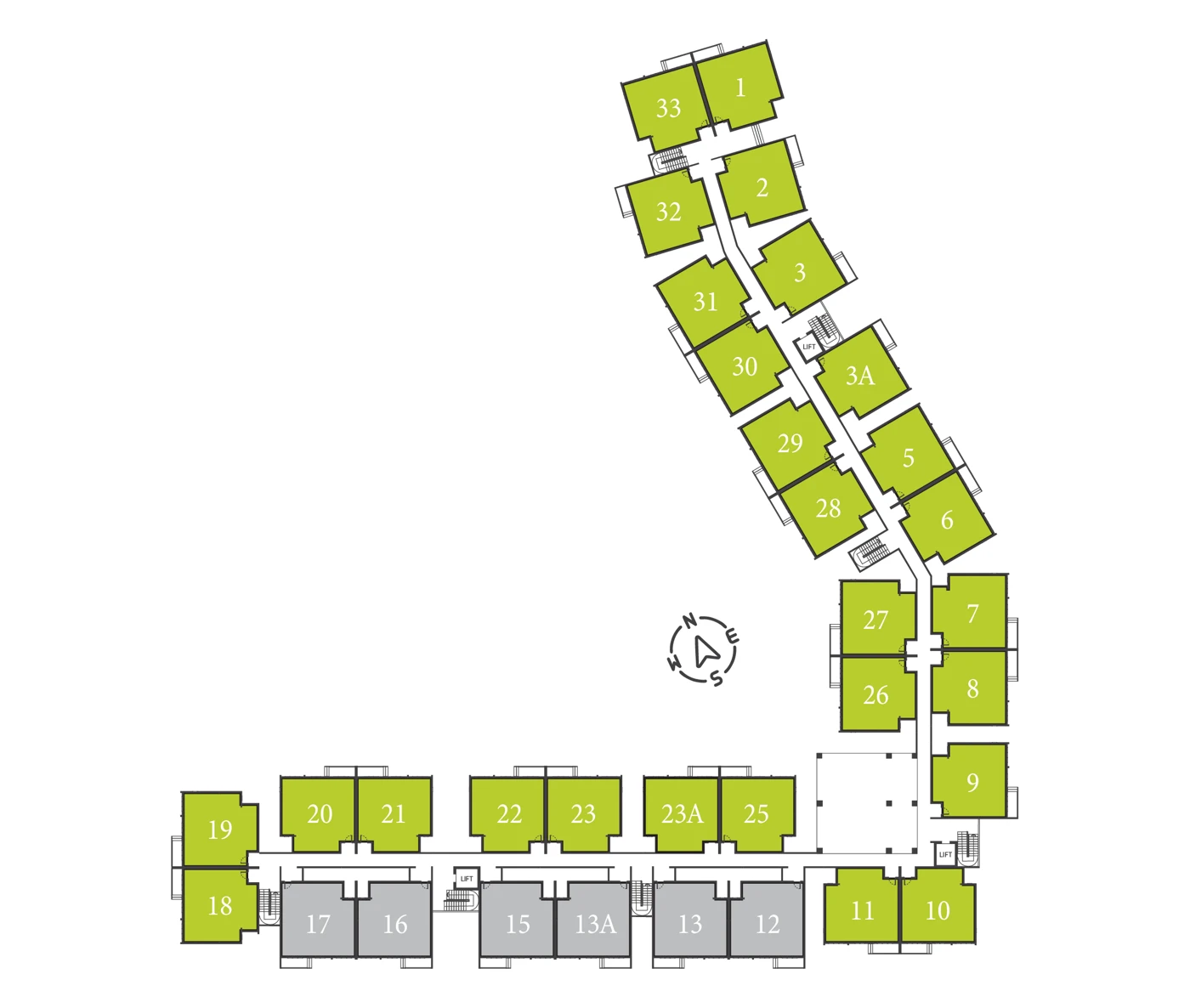 Serai Perdana Type A unit position