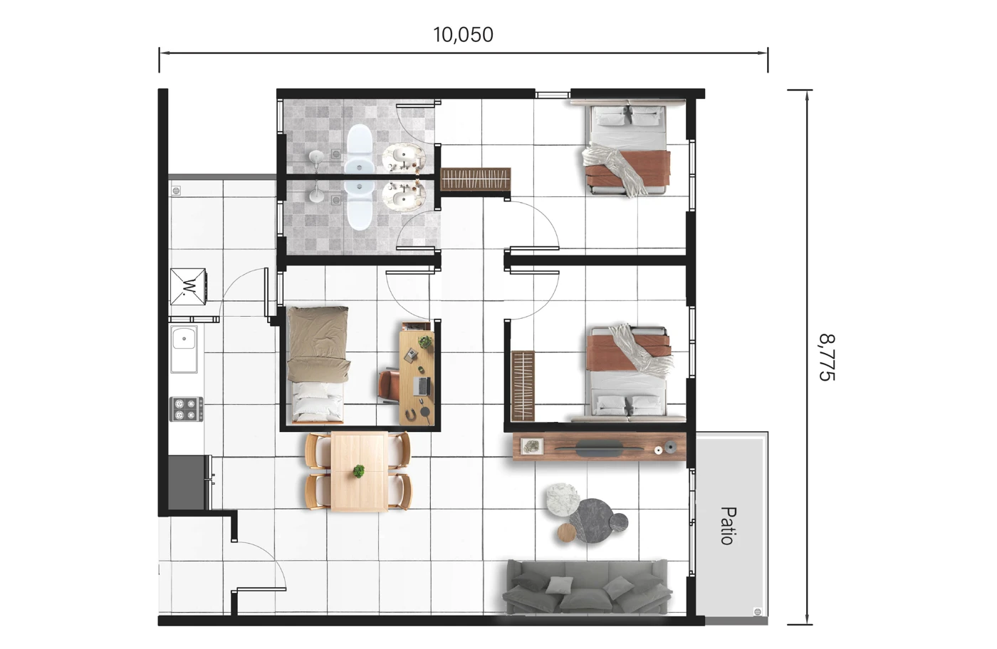 Serai Perdana Type B floor plan