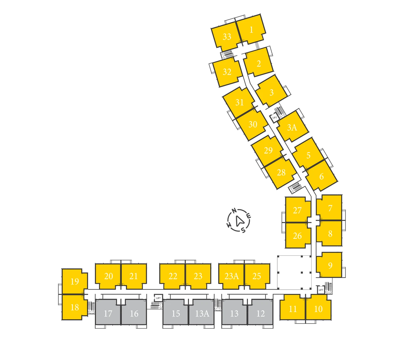 Serai Perdana Type B unit position