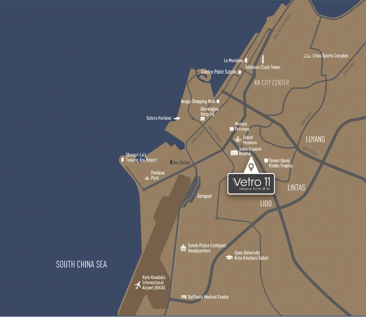 Location of Vetro 11